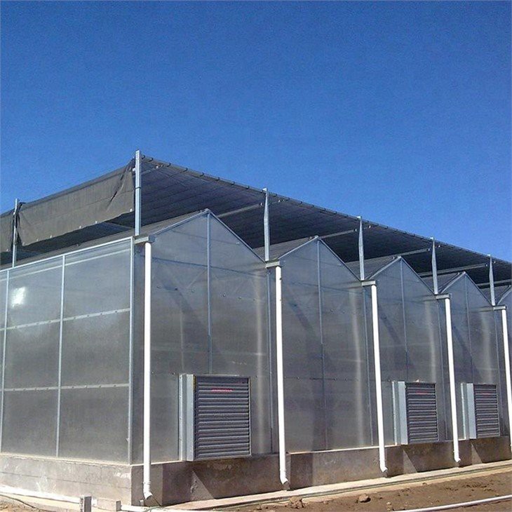 multi span glass greenhouse supplier